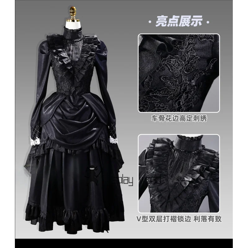 

Темный Мститель Кукла Элден Ревернант Косплей Костюм Темное Платье Cos Игра Аниме Вечеринка Униформа Хэллоуин Играть Ролевая Одежда Одежда