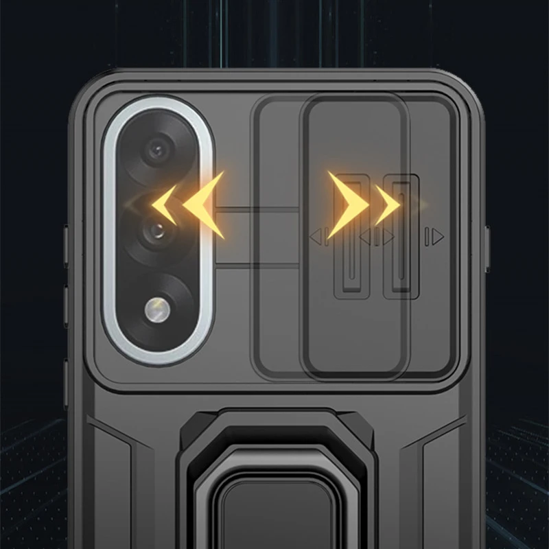 Per OnePlus Nord 5 Custodia OnePlus Nord 5 Cover Funda Slide Camera Custodia per telefono Armatura PC Custodia protettiva antiurto OnePlus Nord 5