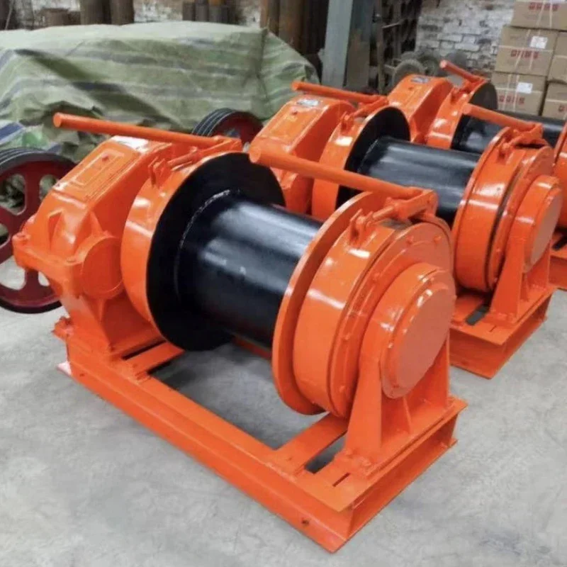 High quality and fast 1-ton steel wire rope electric winch for construction