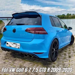 Gloss Black Maxton Style Rear Roof Spoiler Wing For VW Golf 6 7 7.5 VI VII MK6 7 7.5 GTI GTD R 2009-2020 Body Kits Tuning