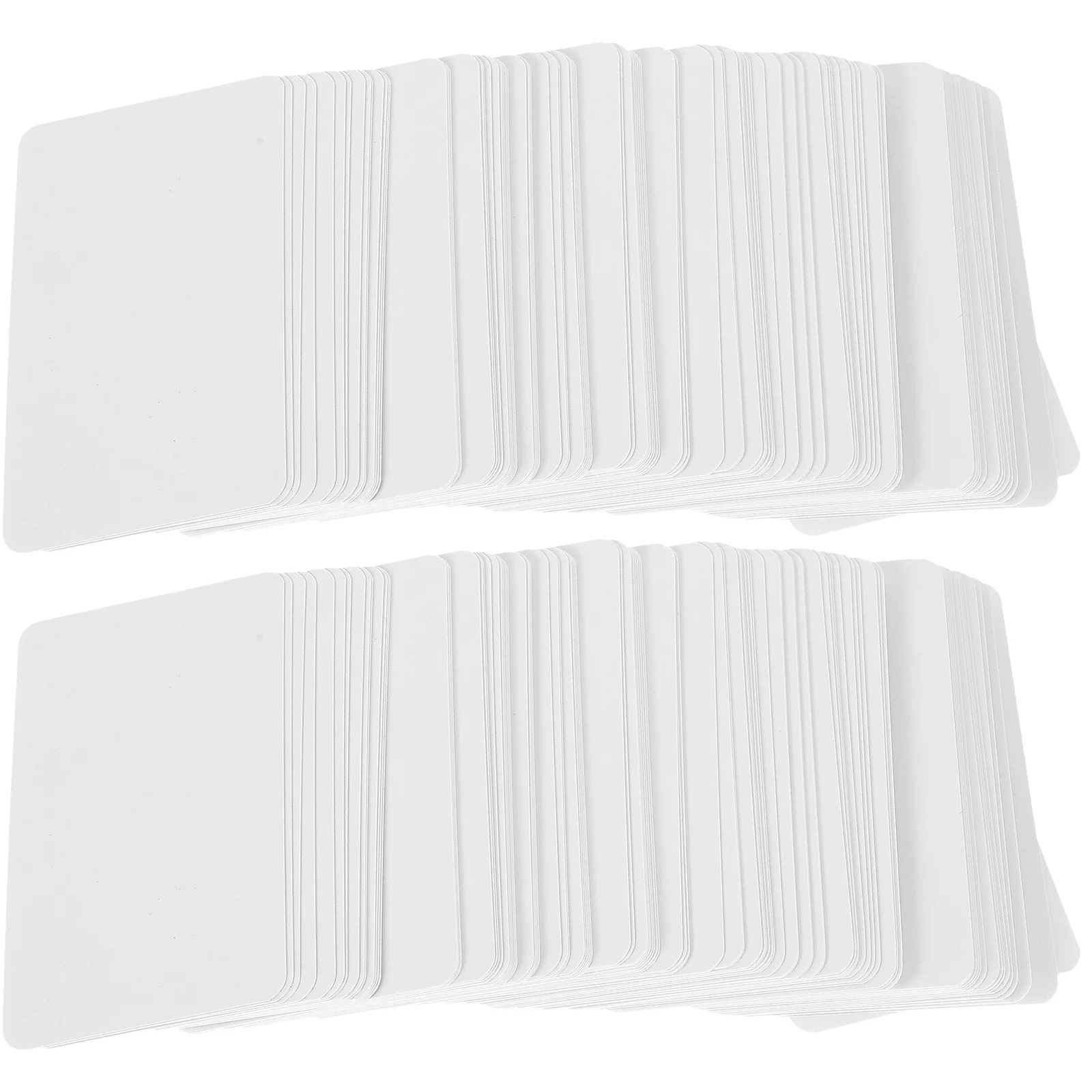 3 Boxes Multi-Function Blank Cards Compact Graffiti Cards Smooth Writing Round Corners Neatly Cut Convenient Carry