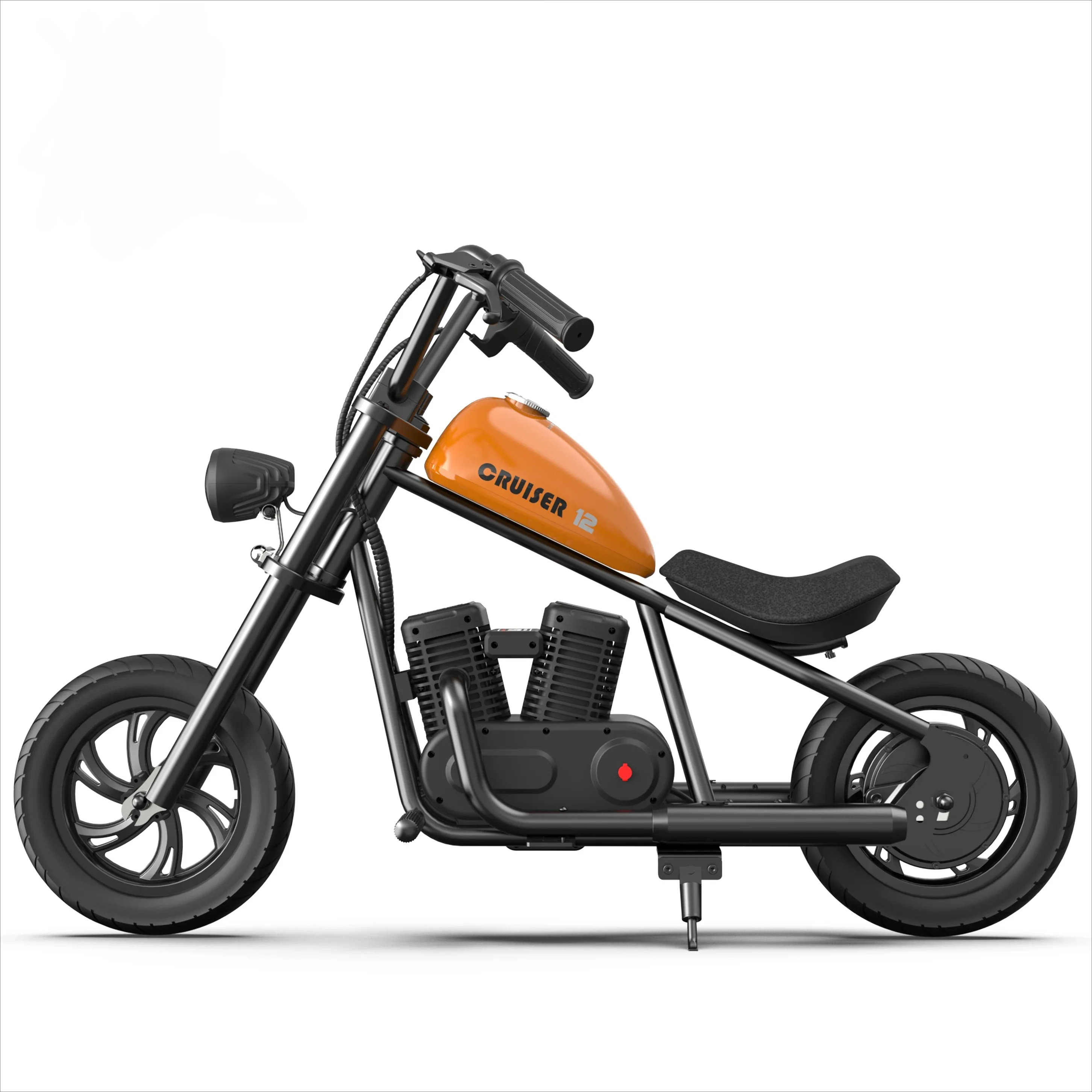 24V 160W Electric Chopper Cruiser with Smart App Control, Bluetooth Speaker, 10MPH, Lithium Moto, Retro Moto