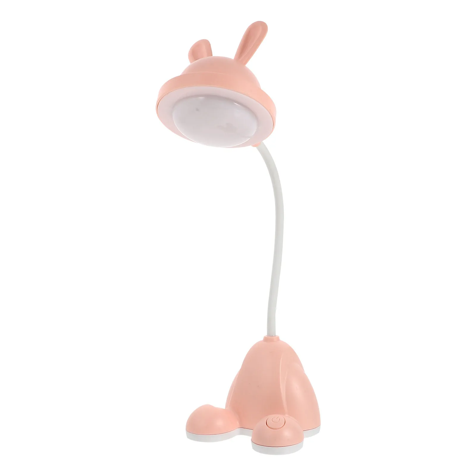 Cartoon Desk Lamp Eye Caring Reading Light with Phone Holder for Students Bedside Study and Night Use