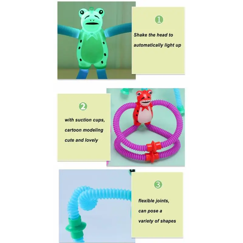 Tubes Sensory Toys Kids Tubes Suction Cup Toys Unique Cute Animal Design Stretchy Suction Cup Toy For Kids 4-8 Perfect For