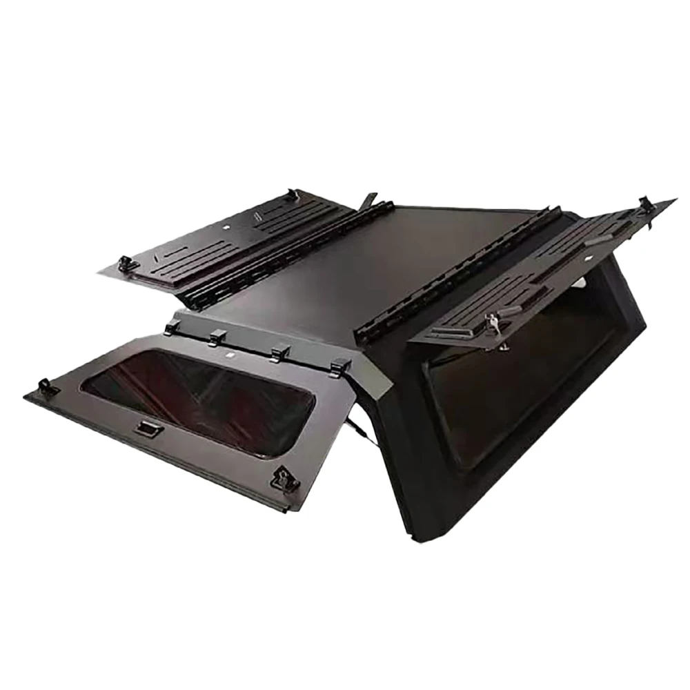 High Quality Aluminum Alloy Waterproof 5.8FT Silverado Tonneau Cover for Chevrolet 2018 Foldable Road Pickup Hard Top Cargo Box