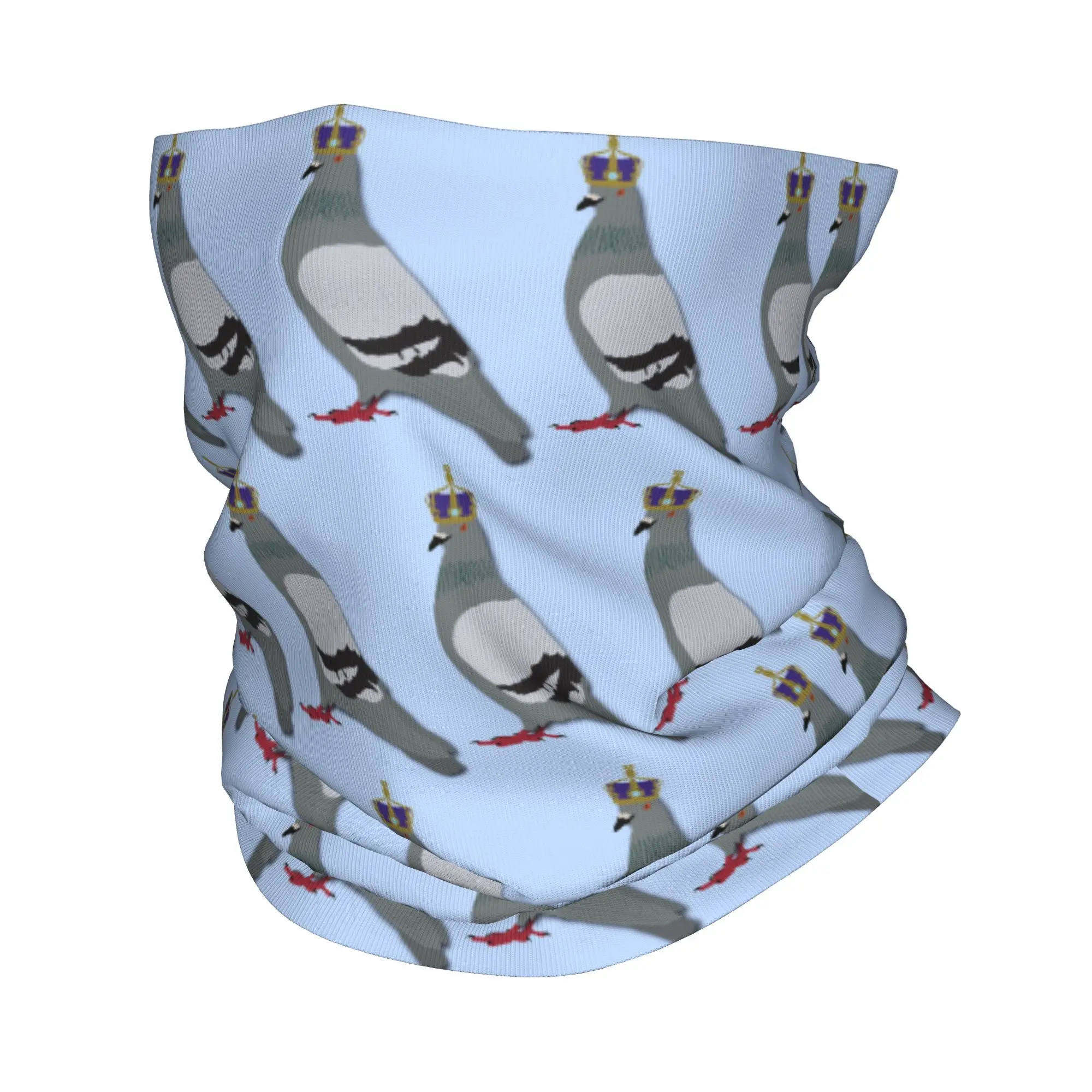 

Queen Pigeon Bandana Neck Gaiter Printed Wrap Scarf Warm Balaclava Hiking Fishing For Men Women Adult