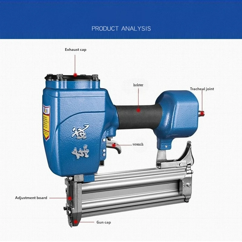 

Pneumatic steel nail gun ST64G/38 air nail gun for woodworking