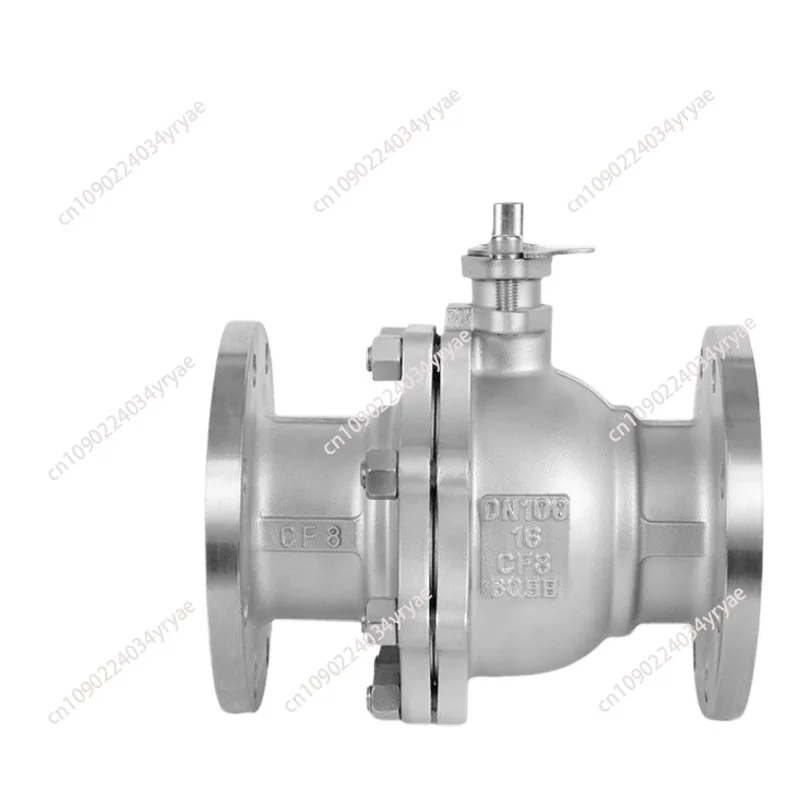 304/316 Stainless Steel Flanged Ball Valve Q41F-16P Connect Floating Flanged Ball Valve