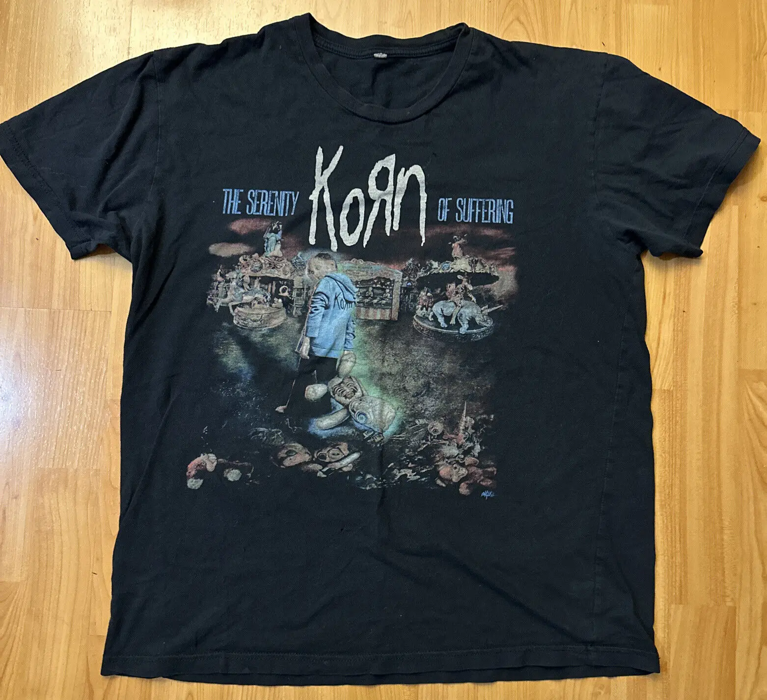 Korn The Serenity of Suffering T Shirt Small