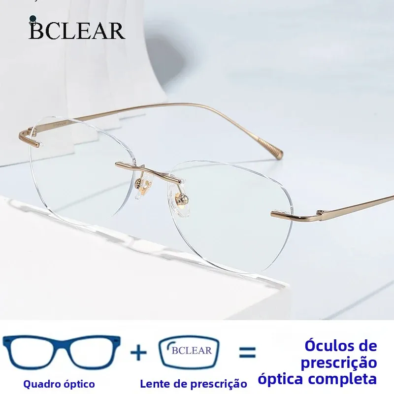 bclear-2026-nuovo-caldo-titanio-occhiali-senza-montatura-telaio-donne-prescrizione-anti-luce-blu-miopia-ottica-personalizzata-cat-eye-occhiali