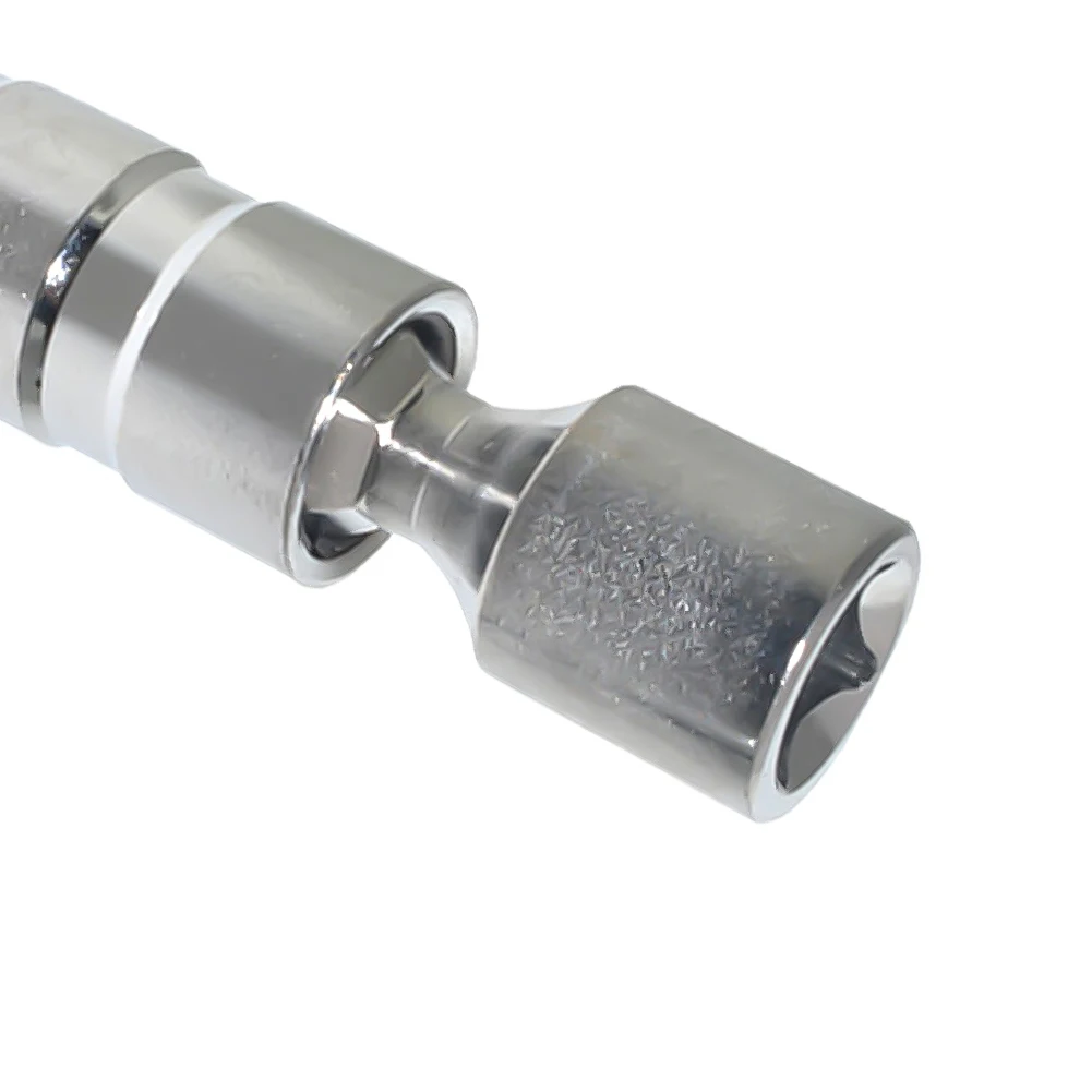 

14mm 16mm Universal Joint with Magnetic Flexible Socket 12-Point 3/8inch Drive Swivel Socket Removal Tool Spark Plug Spanner