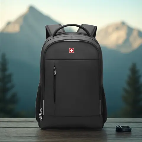 SWISS MILITARY Men Laptop Business Backpack Backpack 17 Inch Fashion School waterproof USB Large Capacity Bag mochilas Back Pack