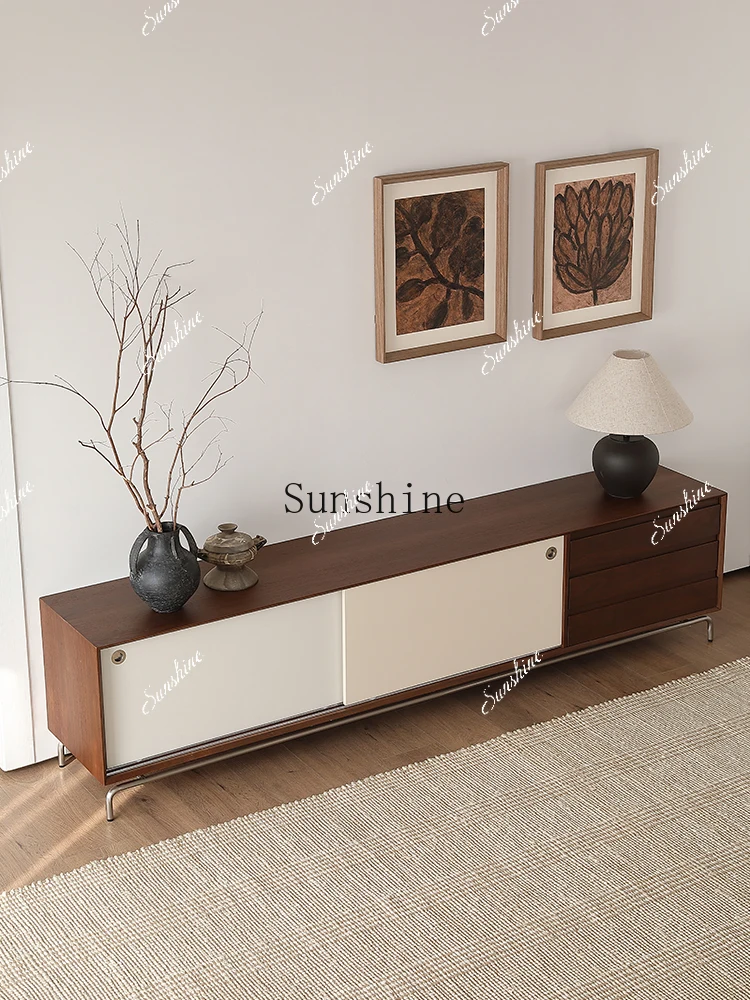 

Living room, home storage, locker, integrated high-end minimalist floor cabinet FT