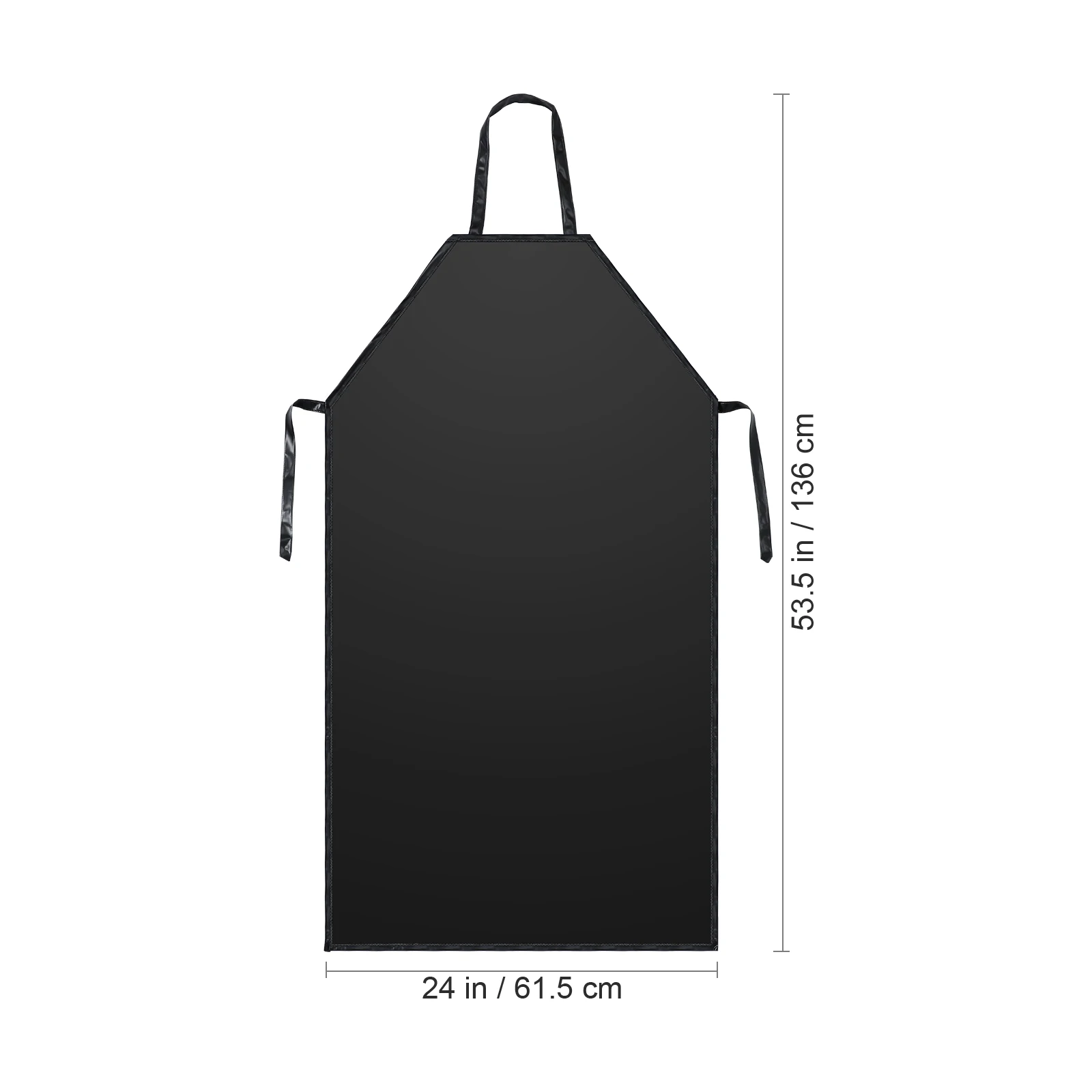 

Waterproof PVC Apron 110x80cm White Industrial Heavy Duty Oil Resistant for Kitchen Cleaning Carpentry Home Use