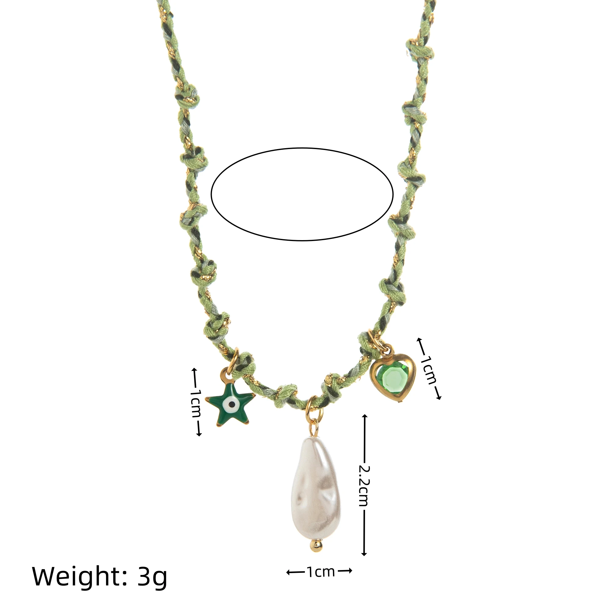 New summer shell starfish butterfly turtle chili elephant pearl necklace DIY multi pendant colorful rope