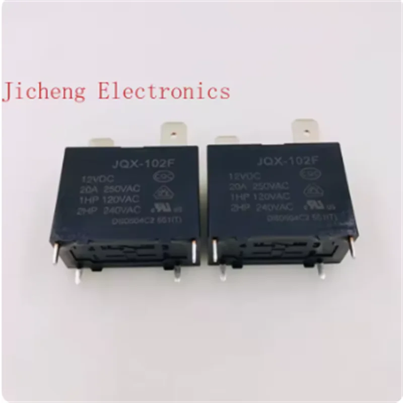 10PCS Relay JQX-102F-12VDC, A Group Of Normally Open 4-pin Air Conditioning Water Heaters