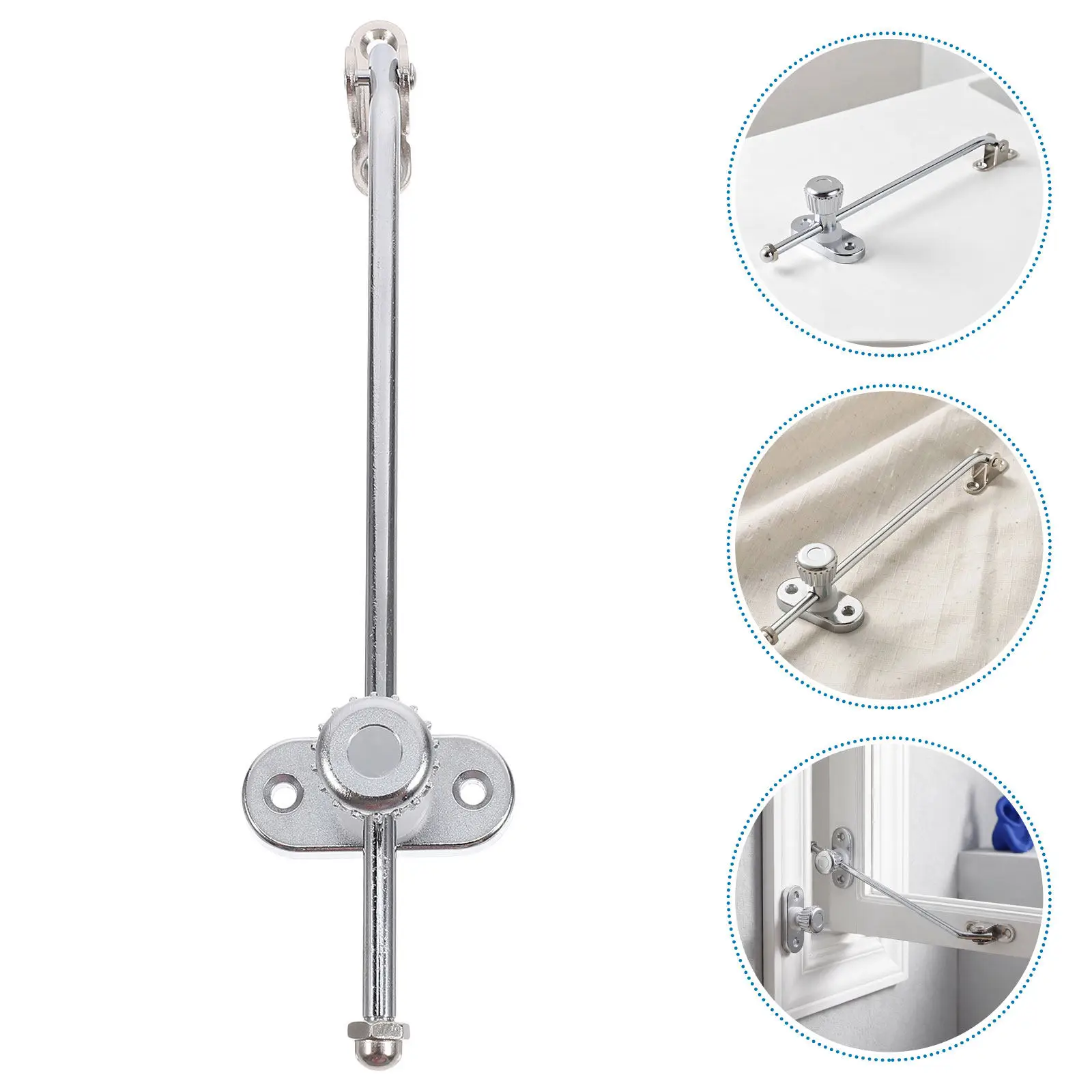2Pcs Metal Window Stay Support Arm for Vintage Casement Windows Adjustable Holder Arm Door Window Hardware Reinforcement