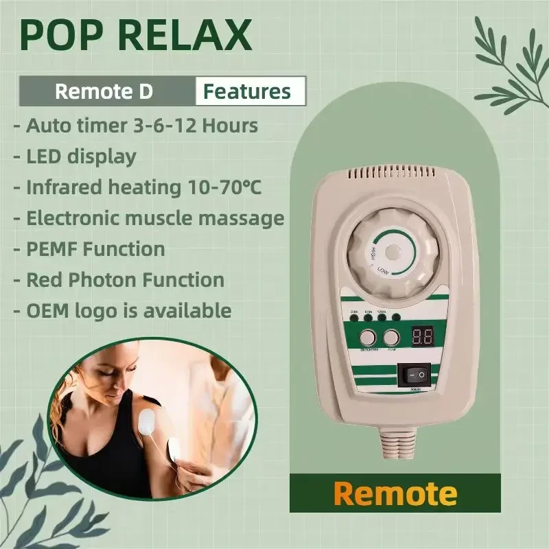 7 Gemstone Physiotherapy Meditation Energy Pemf Mat Far Infrared Heating Promotes Blood Circulation Crystal Therapy Mat