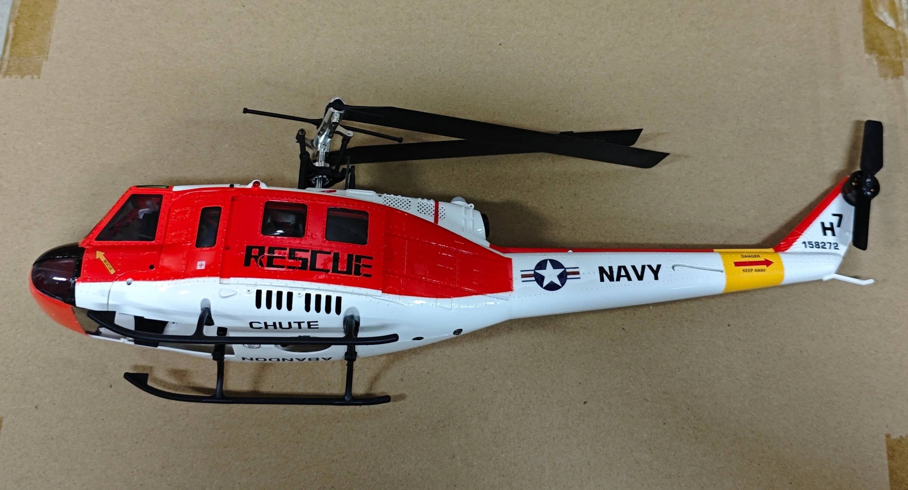 YUXIANG RC Helicopte F07H UH-1 9CH 6-Axis Gyro GPS Plane with 5.8G Camera Optical Flow Altitude Hold One Key Stunt & Return