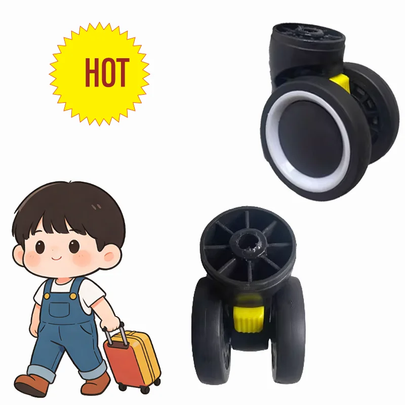 Removable Wheels Bottom Wheels Universal Luggage Accessories Replacement Luggage Wheels Repair Parts