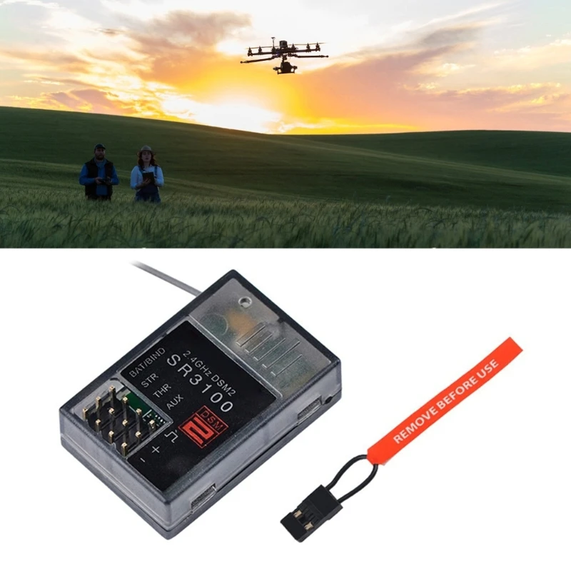Best Seller SR3100 3-Channel Modulation 3CH Receiver for 1/18 Scale Remote Car Boat Models - Image 6