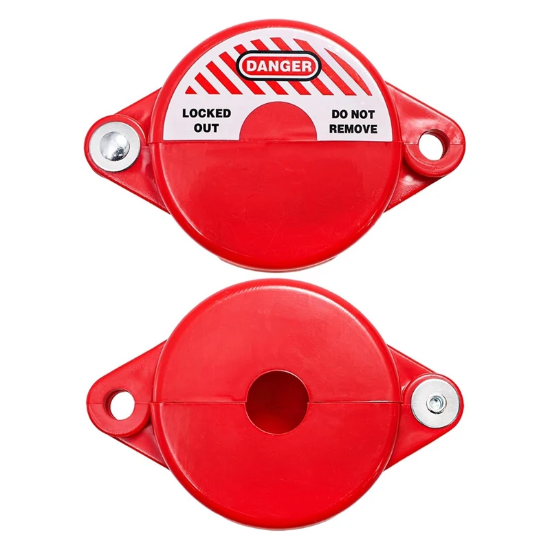 Y51A-蛇口ロックアウトと安全南京錠、4個セット、スイベル安全ゲートバルブロックアウト、直径1～2-1/2インチのバルブハンドル用