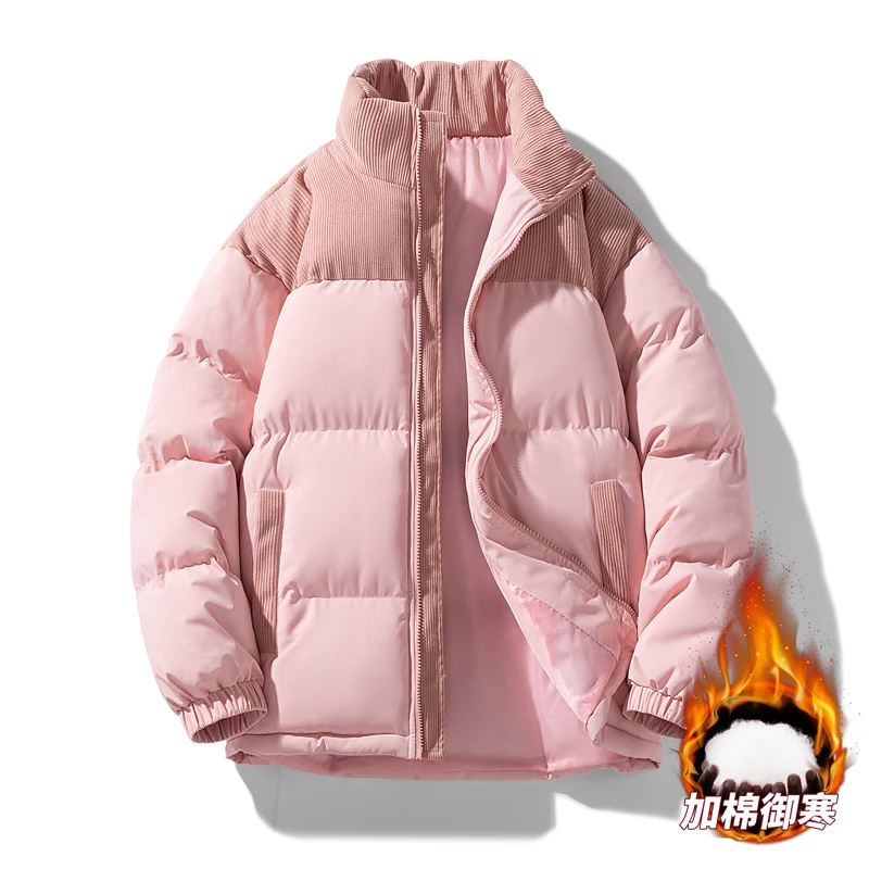 

Мужские универсальные повседневные вельветовые парки, новый стиль, мужская одежда, мужские свободные парки с воротником-стойкой, новая хлопковая куртка