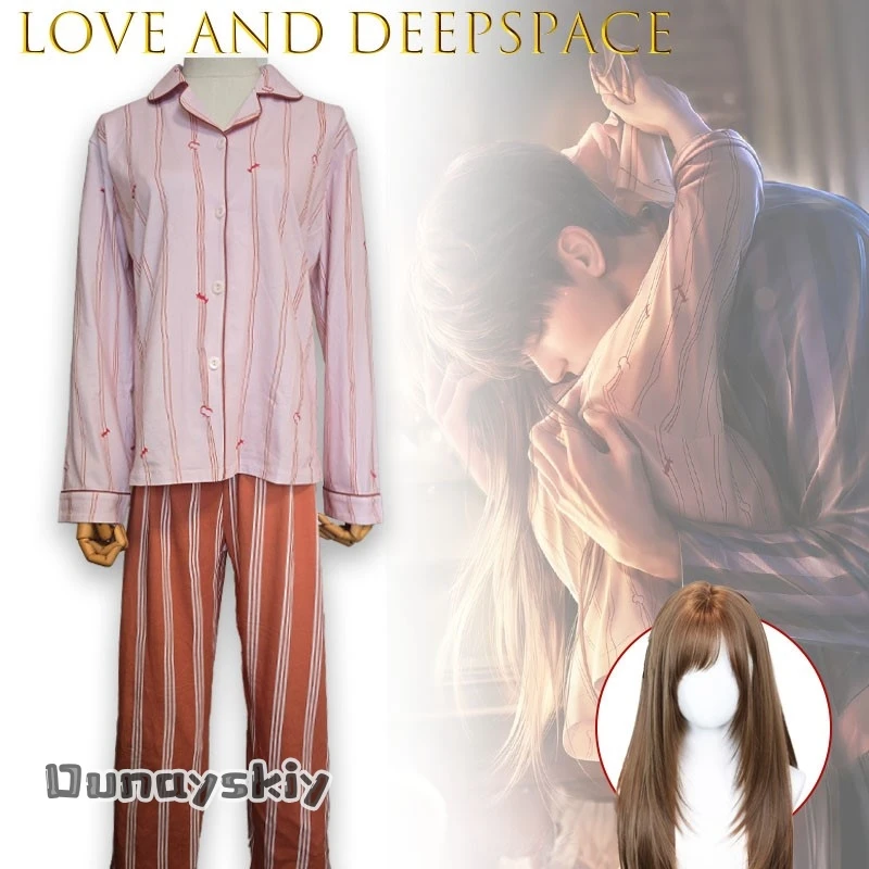 Dream ZS*/Love And Deepspace Caleb Xia Heroine Cosplay Costume Little Apple Pajamas Qianye Zhuozhuo Cotton Version Design Unique