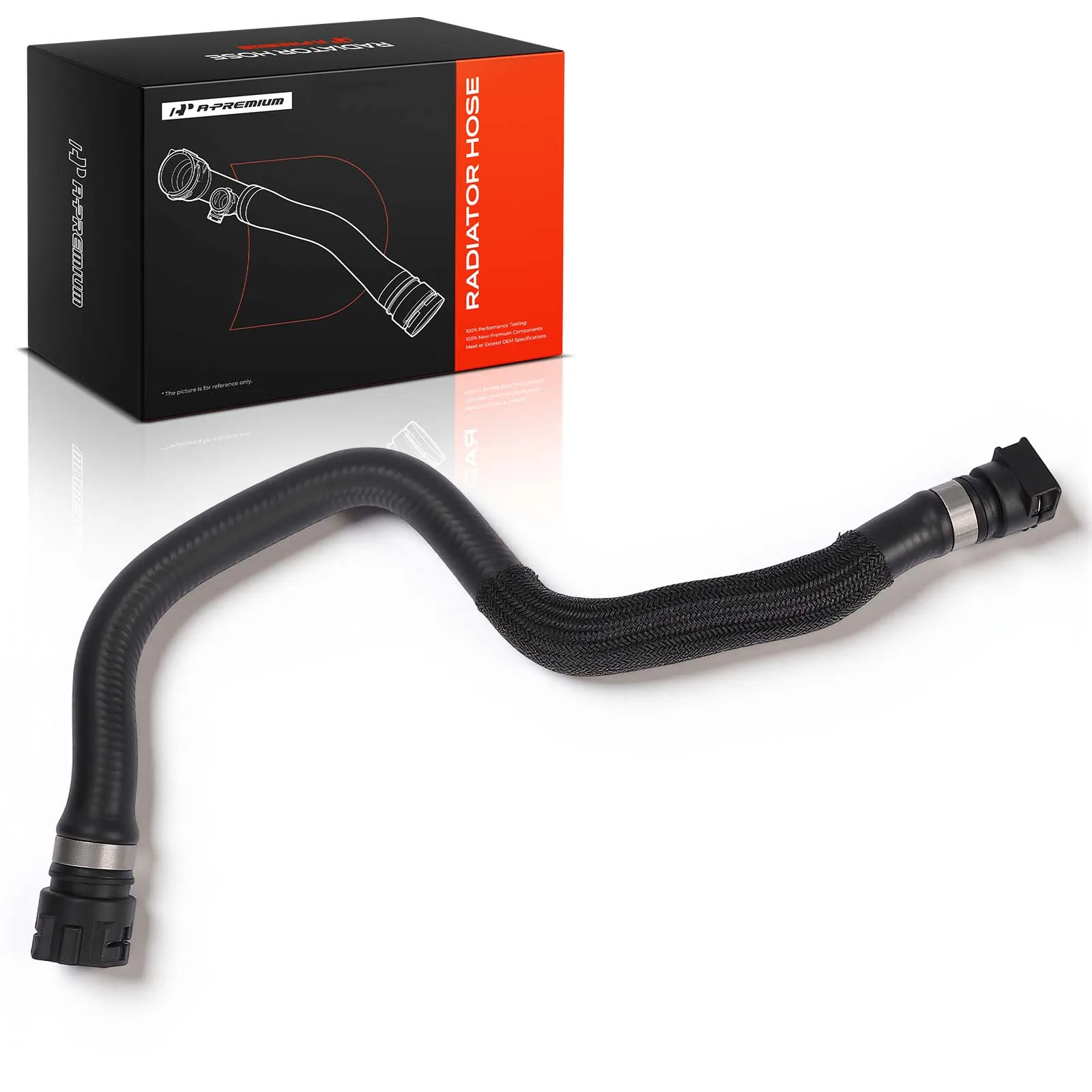A-Premium Lower Reservoir Radiator Coolant Hose for BMW 545i 645Ci 2004-2005 550i 650i 2006-2010