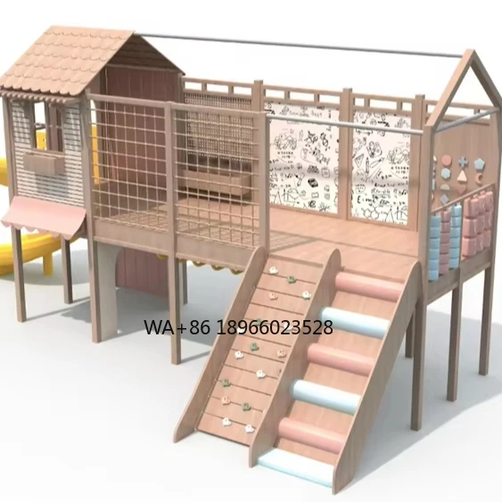 لوحة ملعب داخلية متعددة الطبقات من الدرجة Ry22 E0 عالية الجودة لخيار وقت اللعب منزلق قوي وآمن