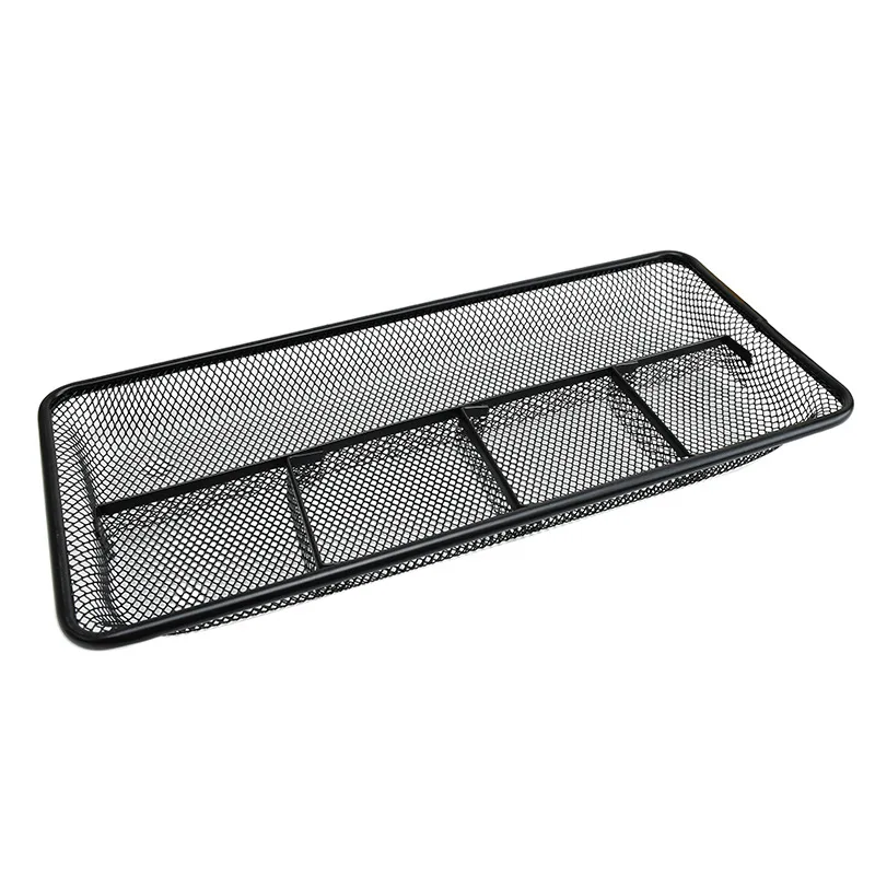 Office Stationery Storage Tray Metal Iron Mesh Group Pen Holder Simple Desktop Desk Organizer Office Accessories Aesthetic 2023