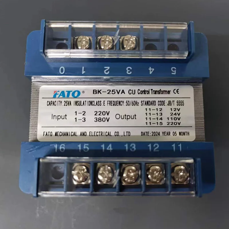BK-25VA 25W BK type control power transformer  input 220V/380V output 6.3V 12V 24V 36V