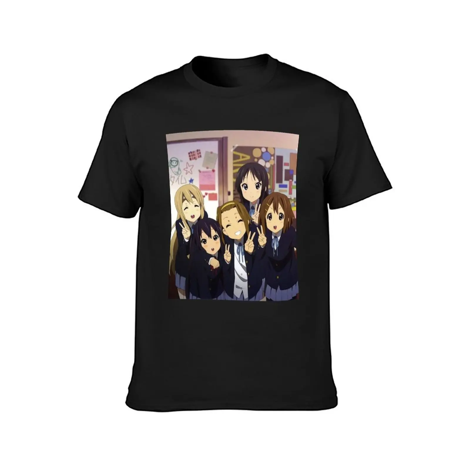 K-on! Girls T-Shirt blanks customizeds plain Men's t shirts