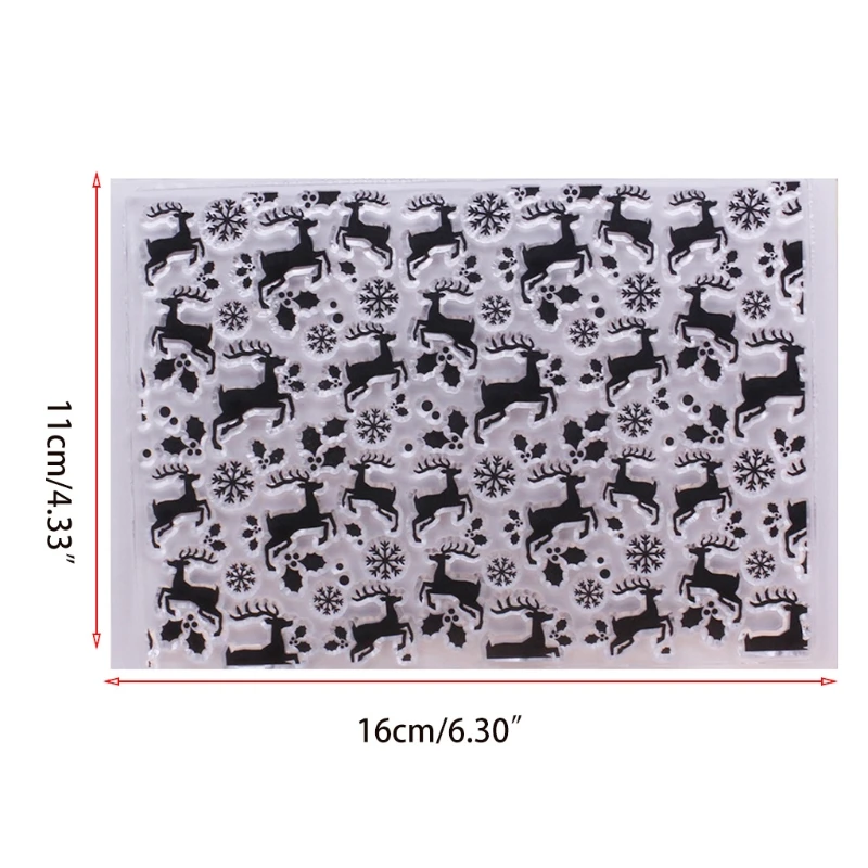 veados silicone claro selo cartão fazendo decoração diy scrapbooking dropship