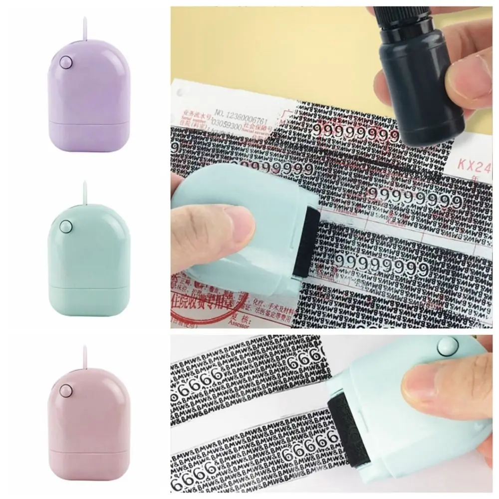 Express Bill Applicator Security Stamp Roller Express Unpacking Identity Protection Rolling Privacy Seal Self-Inking