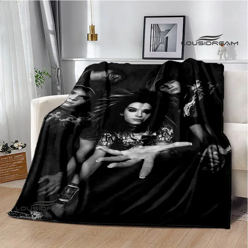 Tokio Hotel band printed blanket Kids Warm Flannel Soft Cozy  Sofa Bed Blanket Travel Birthday Gift