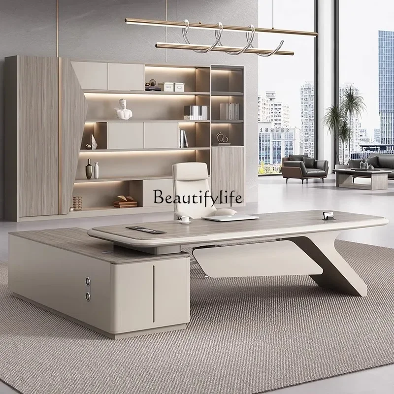 LJYSimple e moderno CEO chefe mesa de escritório