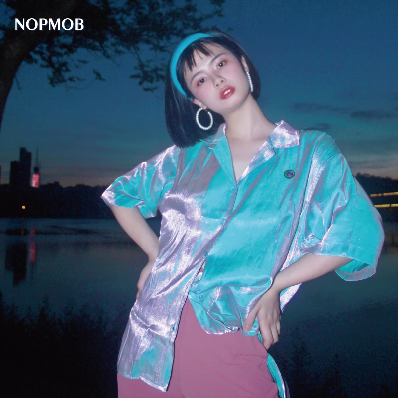 

Original Design Loose Women's irt Xiban Human Fi Girl Casual Versatile Top Small ence Summer Faion Polyester Fiber