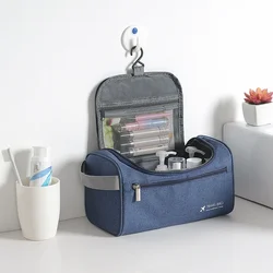 Large-Capacity Travel Cosmetic Bag Oxford Makeup Pouch Women Waterproof Bathroom Wash Bag Multifunctional Toiletry Kit