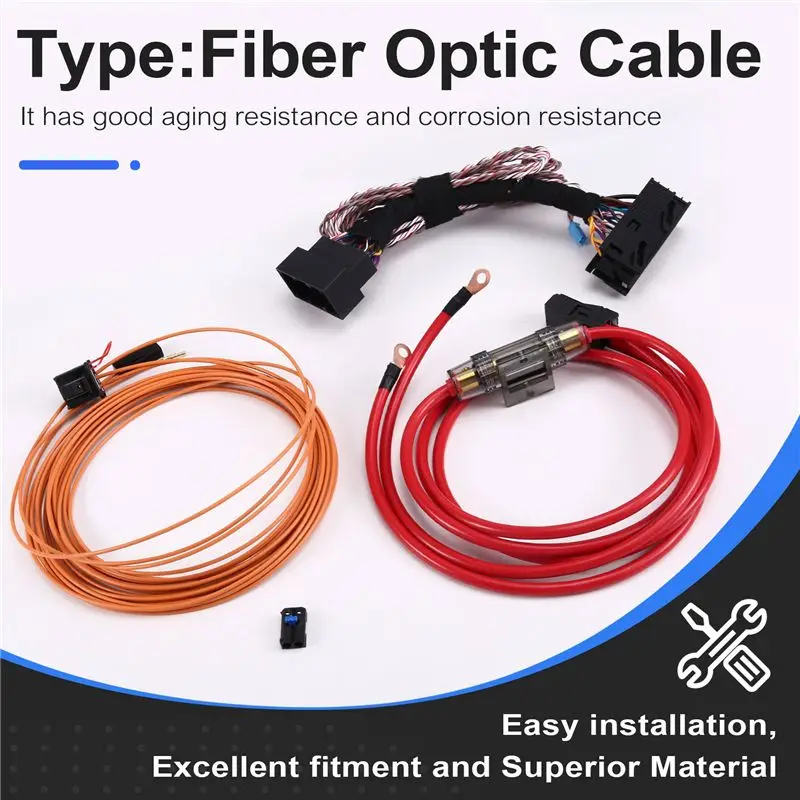 Ingenious-High Fidelity Amplifier To Harness, Lossless Cable, L7 Lossless Adapter Cable, Fiber Optic Cable For BMW
