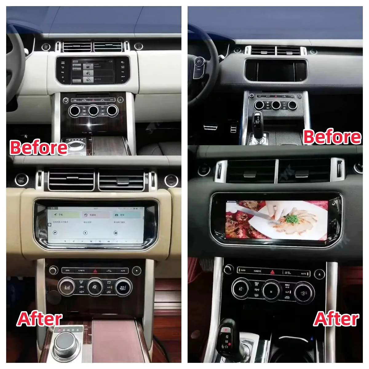 Multimedia Player For Land Rover Range Rover Sport L494 L405 2013-2017 Android 13 Auto Car Radio Gps Stereo Carplay Headuni