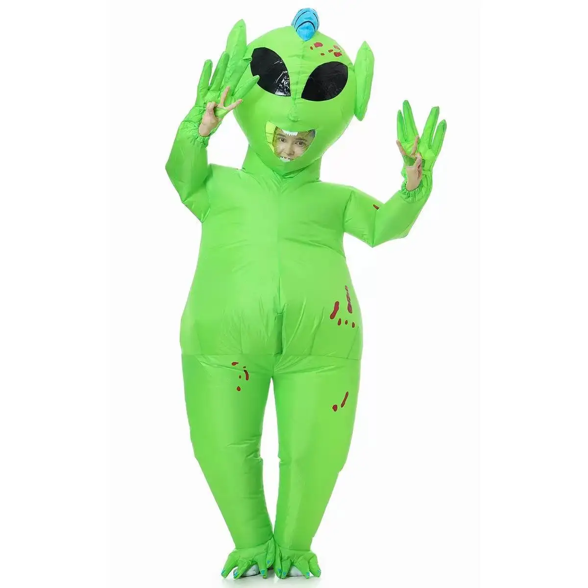 Novelty Inflatable Alien Cosplay Costume Cute Bar Birthday Party Performance Clothing Cartoon Walking Carnival Party Photo Props