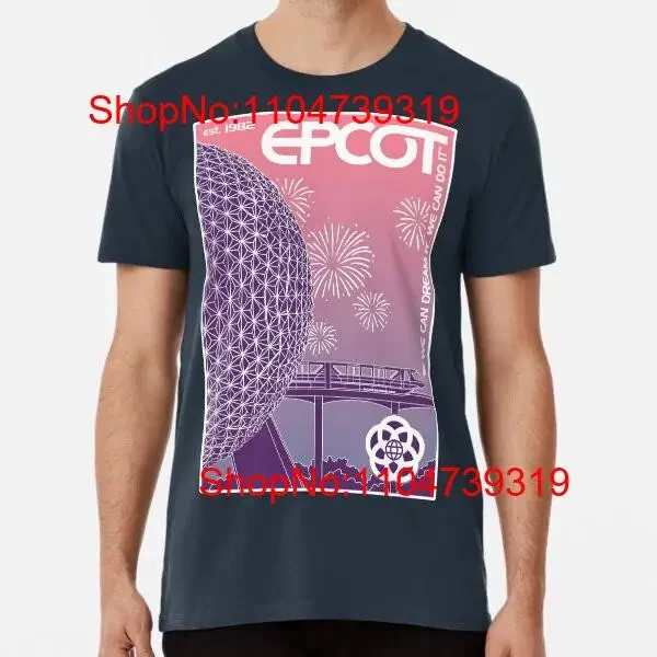 

Футболка Epcot Center Twilight Hours от S до 5XL, сделанная в Австралии, США, винтажная стираная футболка унисекс, растянутый слегка топ для повседневной носки