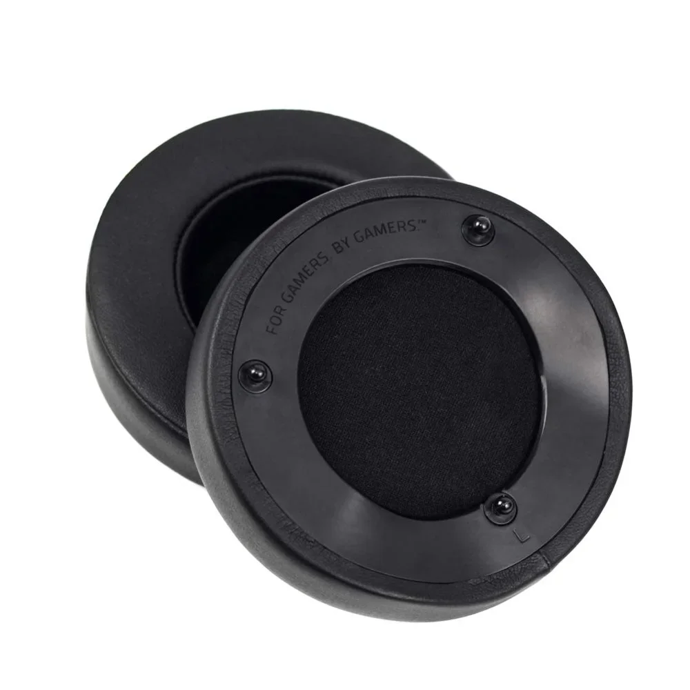Almohadillas de repuesto de Gel refrigerante para auriculares, almohadillas para los oídos, almohadillas para los oídos, para Razer Overwatch Mano'war Manowar edición Tournament, auriculares inalámbricos para juegos