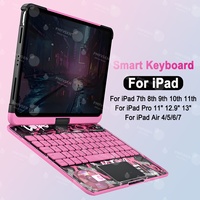 Magic Keyboard Case 360° For iPad Pro 11 12.9 2018-2022 Pro 13 2024 Cover Folio For iPad Air 5th 4th 6th 7th 10.9\