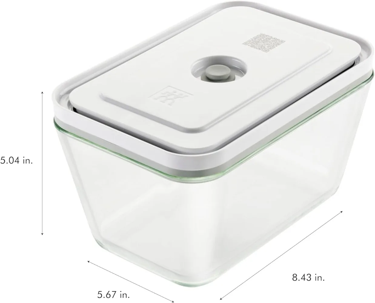 Imagem -03 - Zwilling-glass Food Storage Box Meal Prep Container Organizador de Armazenamento Tamanhos Sortidos Fresh And Save Pcs