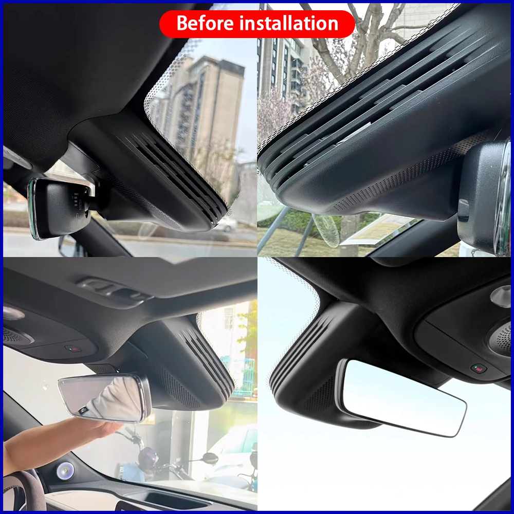 ZJCGO 4K Car DVR Dash Cam Wifi Lens Front Rear Camera 24h Monitor Video Recorder for Smart #1 1 Brabus 2022 2023 2024 2025