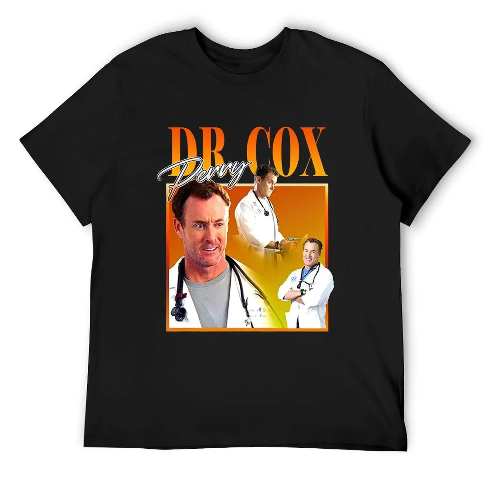 DR PERRY COX Homage , Baggy Boyfriend Tee, Doctor Cox From Scrubs T-Shirt graphic shirts mens graphic t-shirts pack