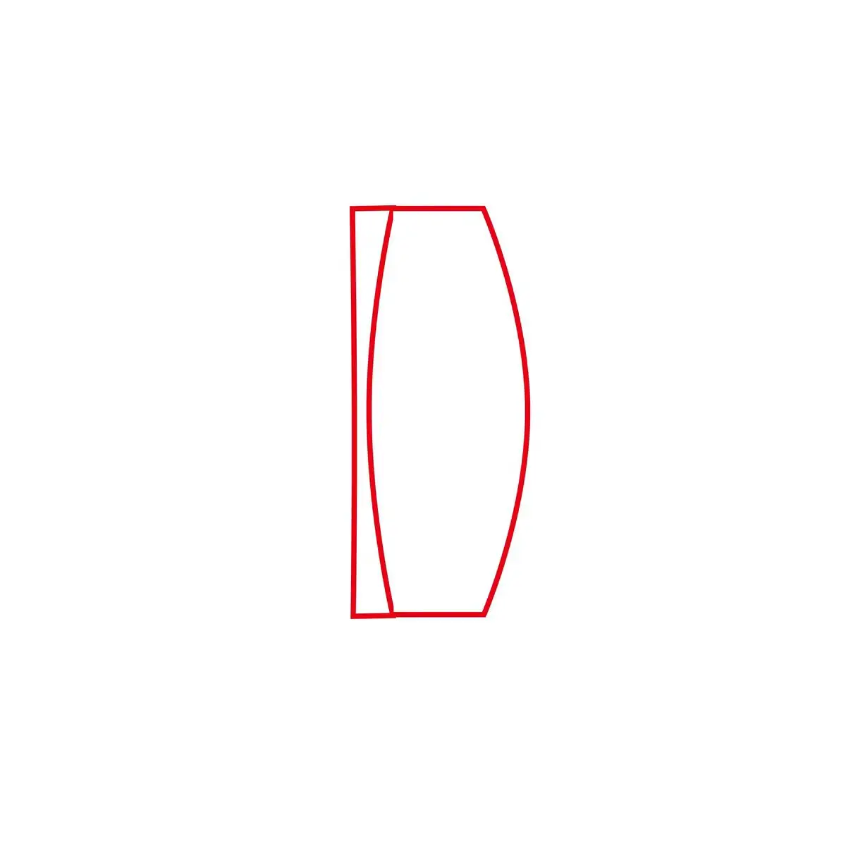 

Diameter 19mm, focal length 34mm, concave convex adhesive optical lens coating 425-675nm, part number R73