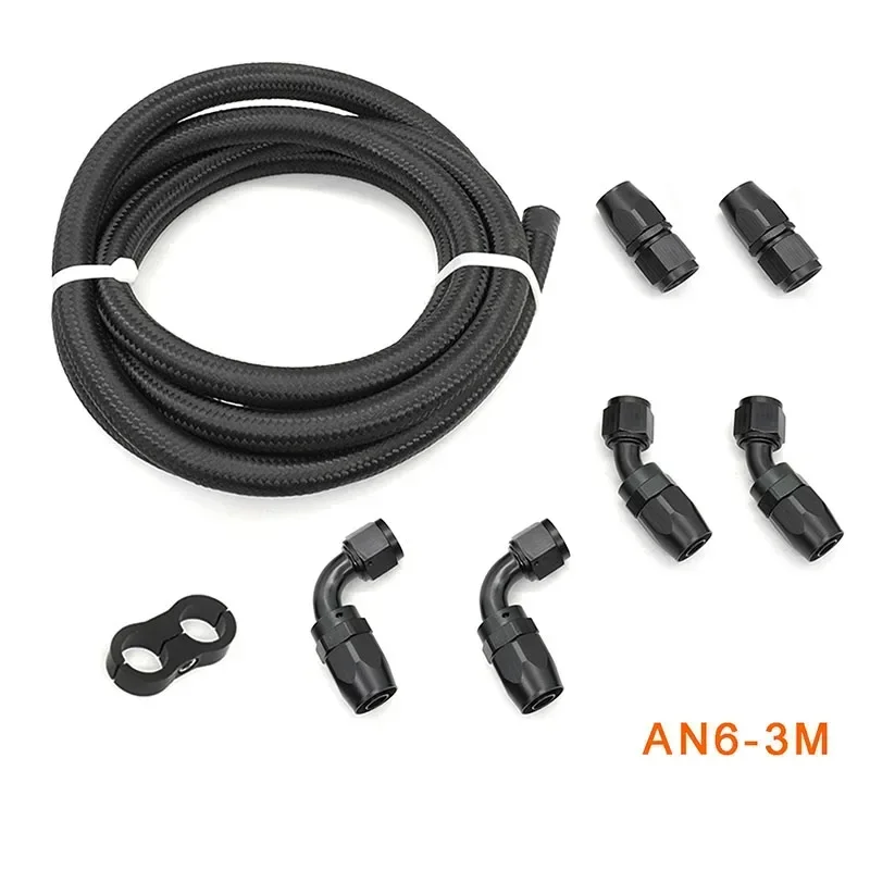 

Переоборудованный масляный радиатор автомобильного двигателя, плетеная трубка из нержавеющей стали, быстрый соединитель AN6 AN10, алюминий общего назначения